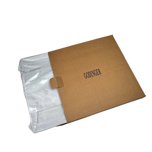 NWT GODINGER Square Silver Tray Wine Caddy Bottle Holder Snake Pattern Dining - Picture 8 of 14